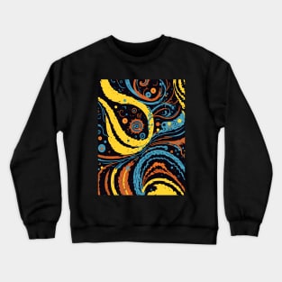 Abstract Colorful Magnetic Crewneck Sweatshirt